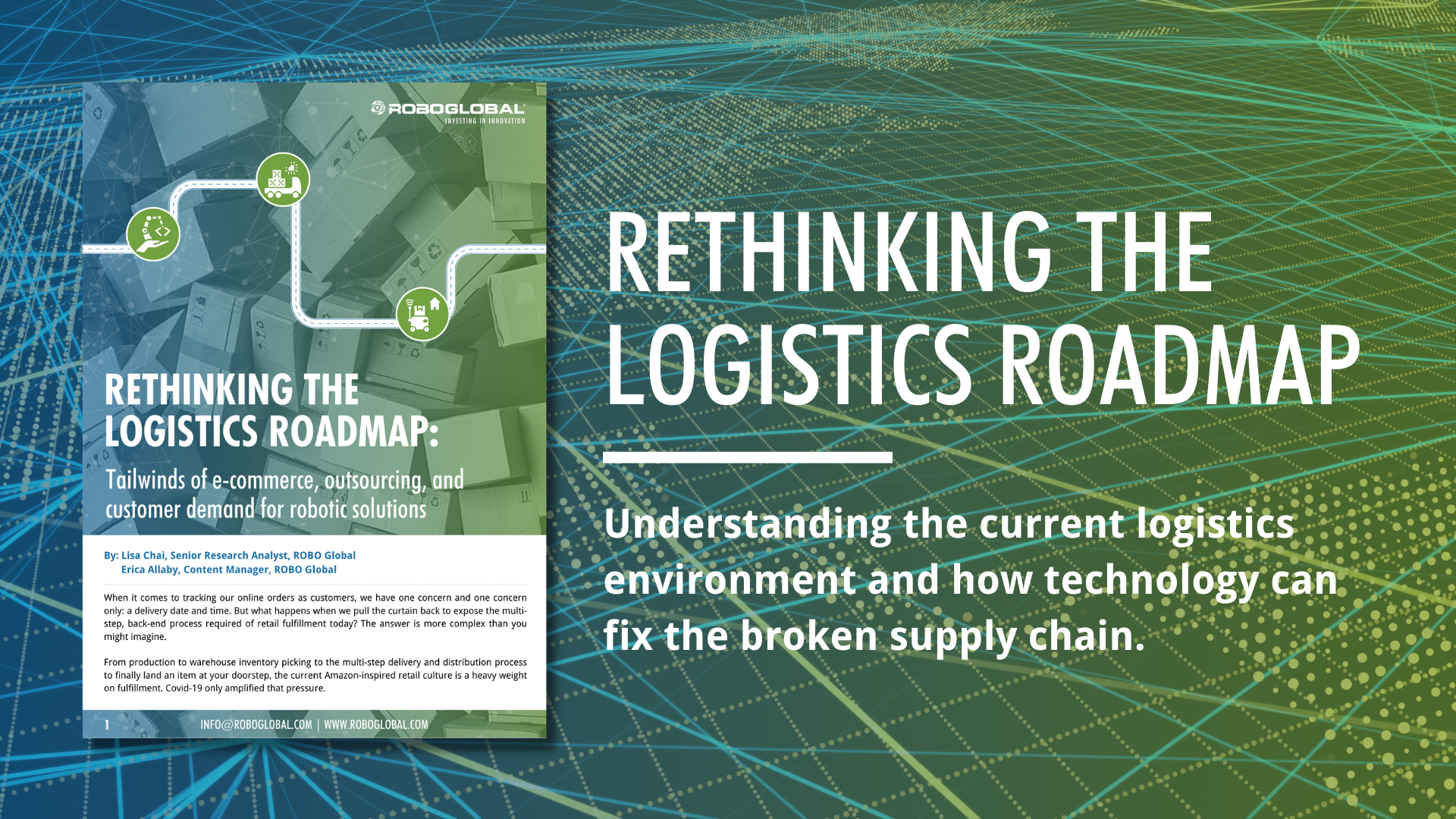 Rethinking the Logistics Roadmap: Using Tech to Transform the Supply Chain
